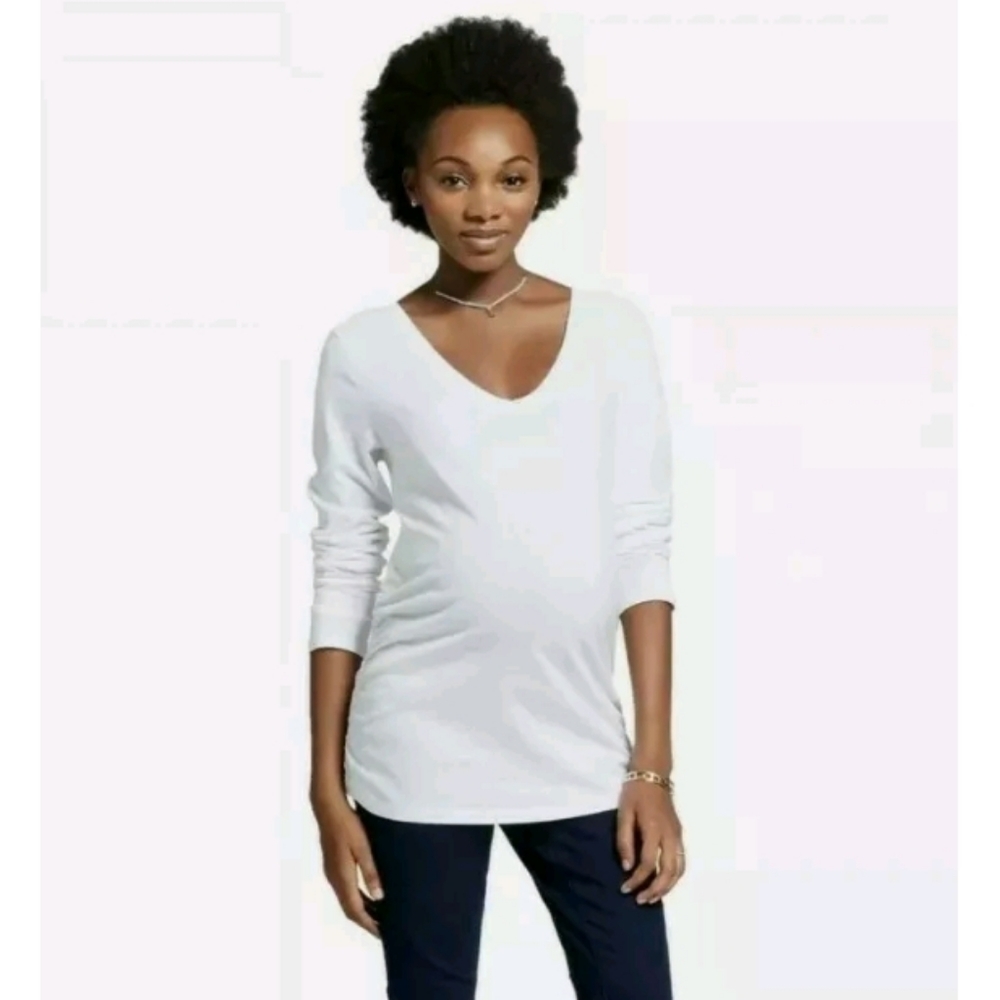 Isabel Maternity XL Long Sleeve Scoop Neck